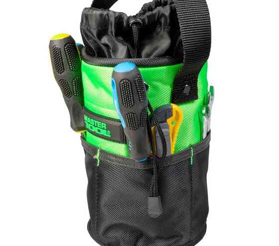 Сумка для инструмента открытая MASTERTOOL 220х145 мм 10 карманов усиленное дно 1680 DEN 79-1937 Ровно