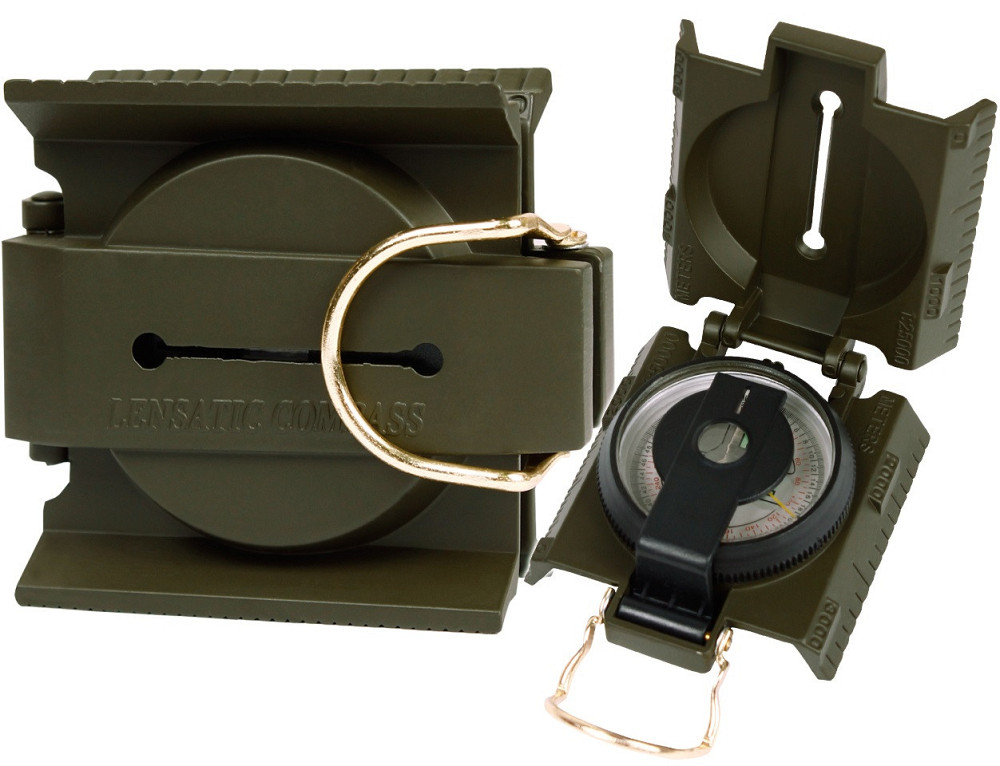 Тактический / Военный Компас с циферблатом 360° / 65° Mil-Tec от Sturm 