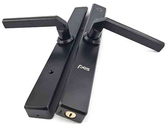 PES Aston чорний смарт замок з нержавіючої сталі Київ