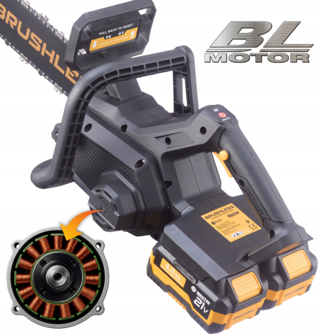 Акумуляторна пила ланцюгова Majster Pro 1200Вт (Польща) Київ - фото 3