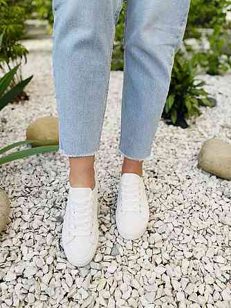 Кеди жіночі PQ-22 білі тканина весна-осінь 37р.-24см 38р.-24.5см (1451) Коломыя
