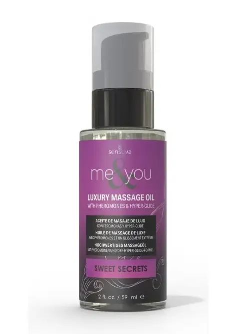 Масажна олія Sensuva Me&You - Sweet Secrets (Pomegranate, Fig, Coconut & Plumeria) 59 мл Львов - изображение 1