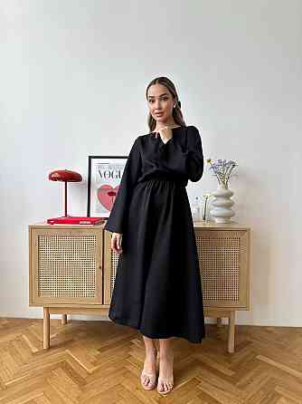 Женское романтическое платье с открытой спиной Черный Одесса