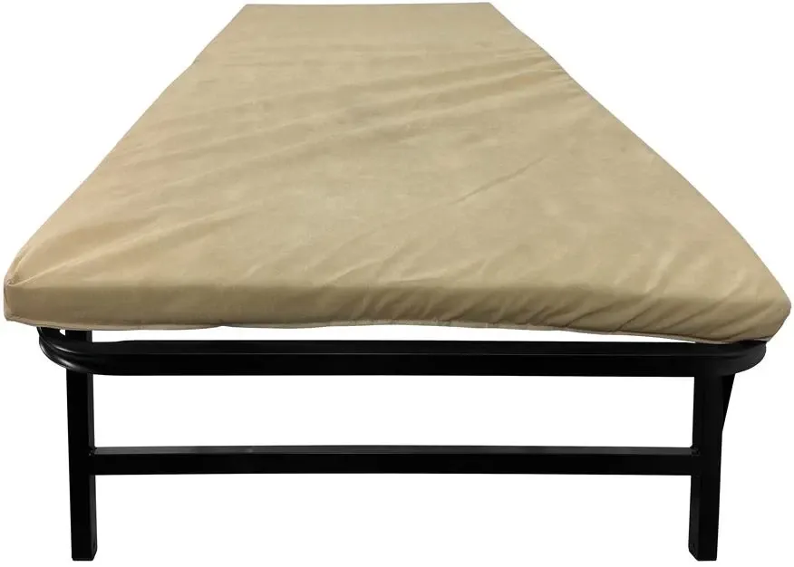 Розкладне Ліжко Erwin с матрасом и изголовьем 190 x 80 см Бежевий Київ - фото 2