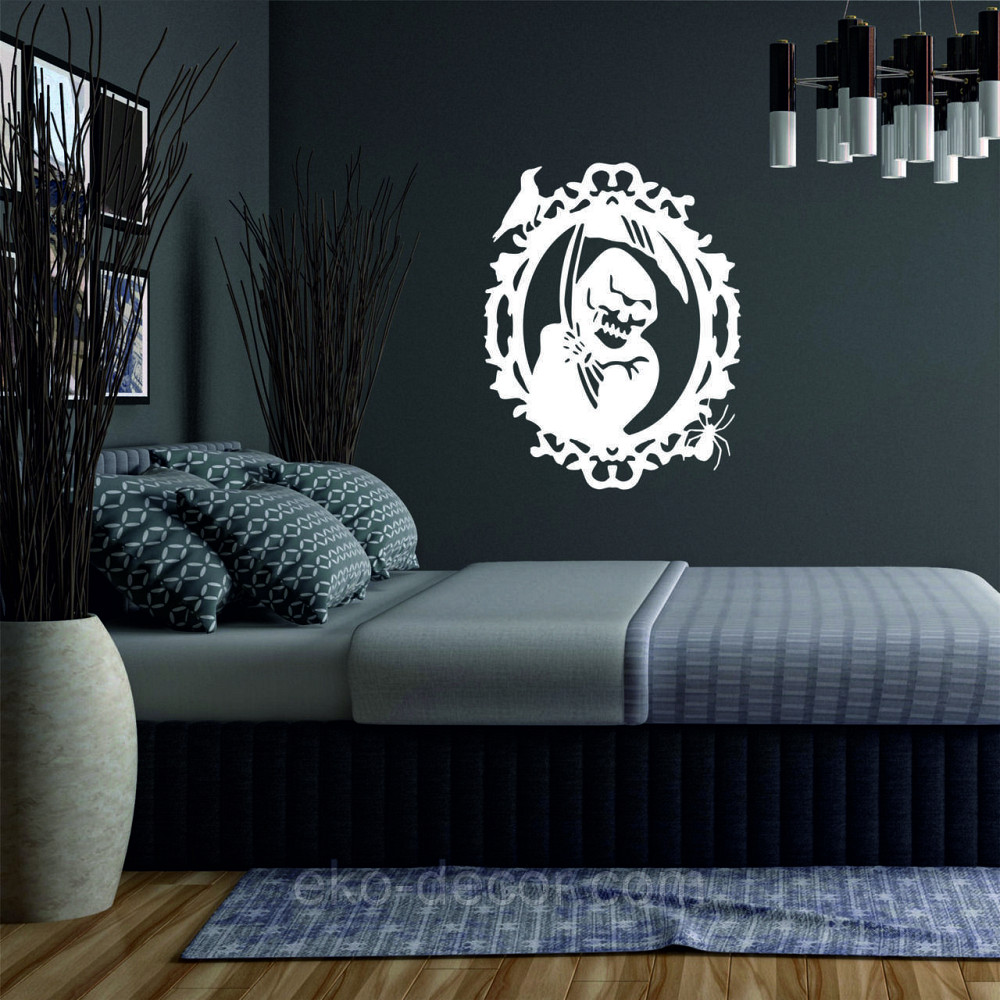 Декоративне настінне Панно «Смерти з косою», Декор на стіну 110*86 см, Білий Київ - фото 2