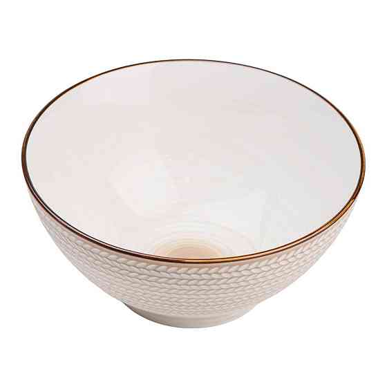 Глубокая белая фарфоровая тарелка 20.5 см Киев