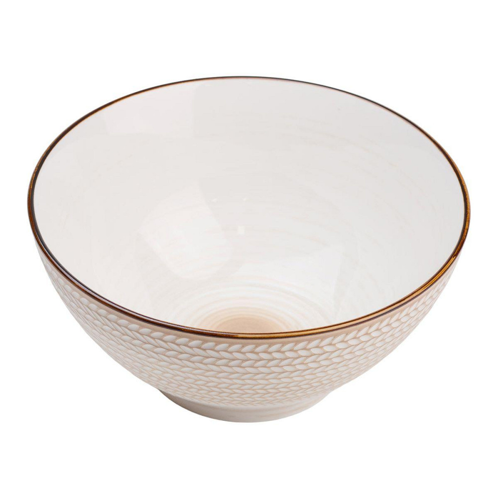 Глибока кругла фарфоровая тарілка 20.5 см біла Київ - фото 2