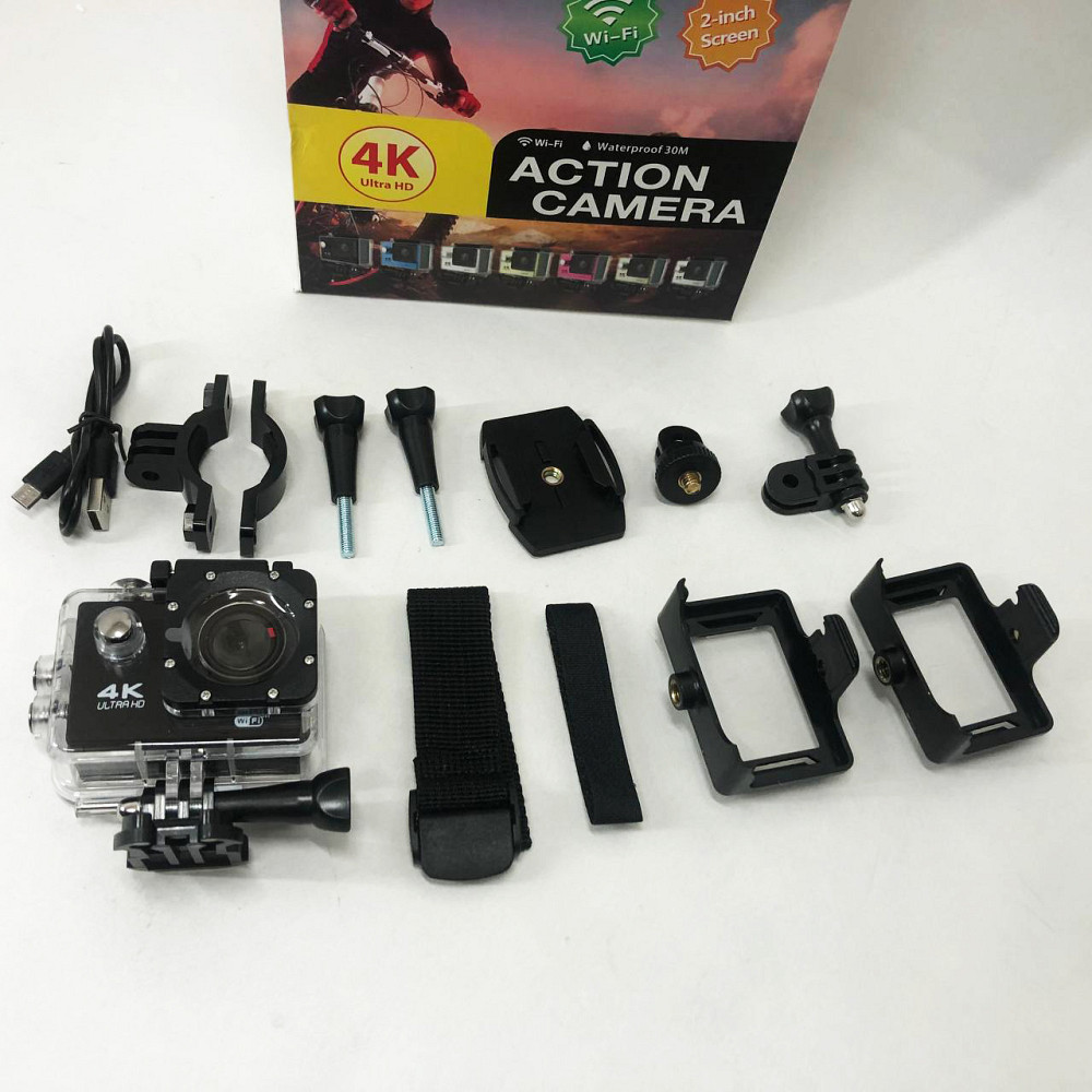 Камера гоу про DVR Sport S2 Wi-Fi/SD, Спортивная камера, Поворотная боди камера на шлем DP-16 Львов - изображение 15