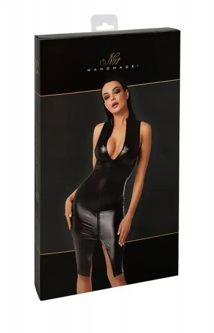 Сукня Noir Handmade F337 Powerwetlook midi dress - M Львів - фото 8