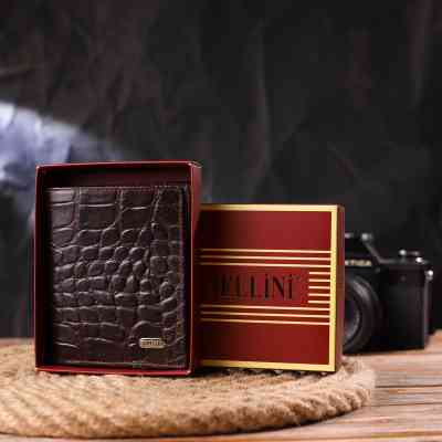 Портмоне Canpellini Из натуральной кожи Коричневое (21497) Винница