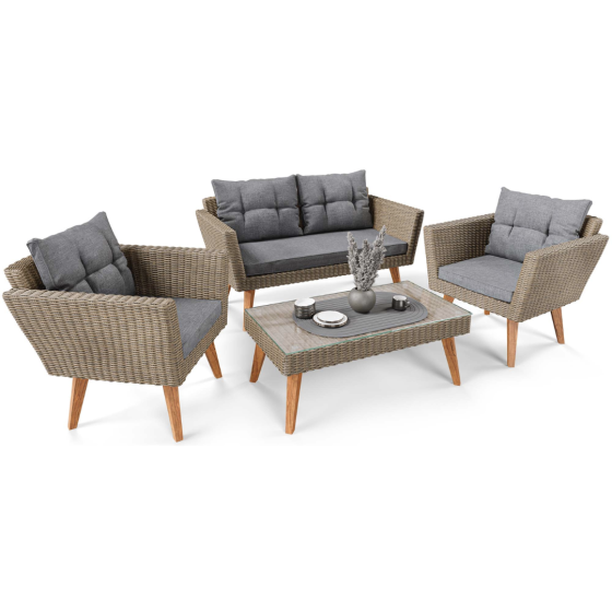 Набір садових меблів Di Volio Riva коричневий Київ