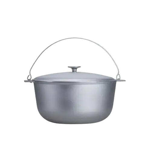 Казан туристичний алюмінієвий 10л з кришкою та дужкою D 1110 ТАЛКО Житомир - фото 1