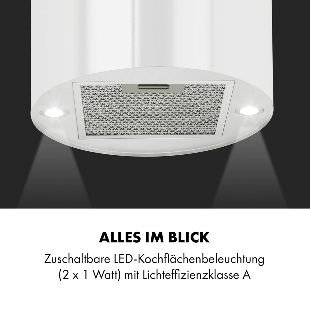 Островная вытяжка Beretta Ø35 см вытяжка/рециркуляция 650 м³/ч LED, включая фильтр с активированным углем, Ровно - изображение 6