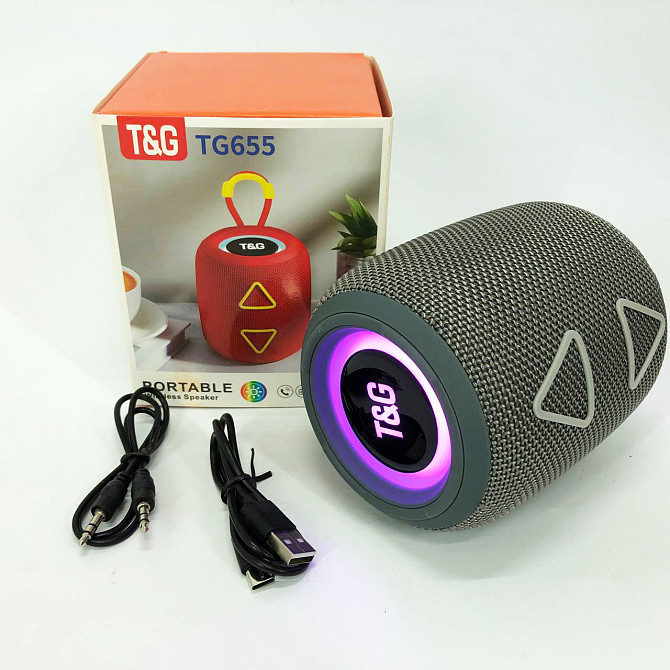 Музыкальные колонки для улицы TG655, Беспроводная колонка, Аккумуляторная WI-714 переносная колонка Киев - изображение 4