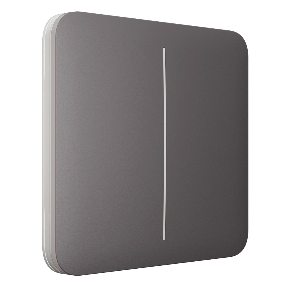 Вимикач Ajax LightSwitch 2-gang Grey двоклавішний Київ - фото 1