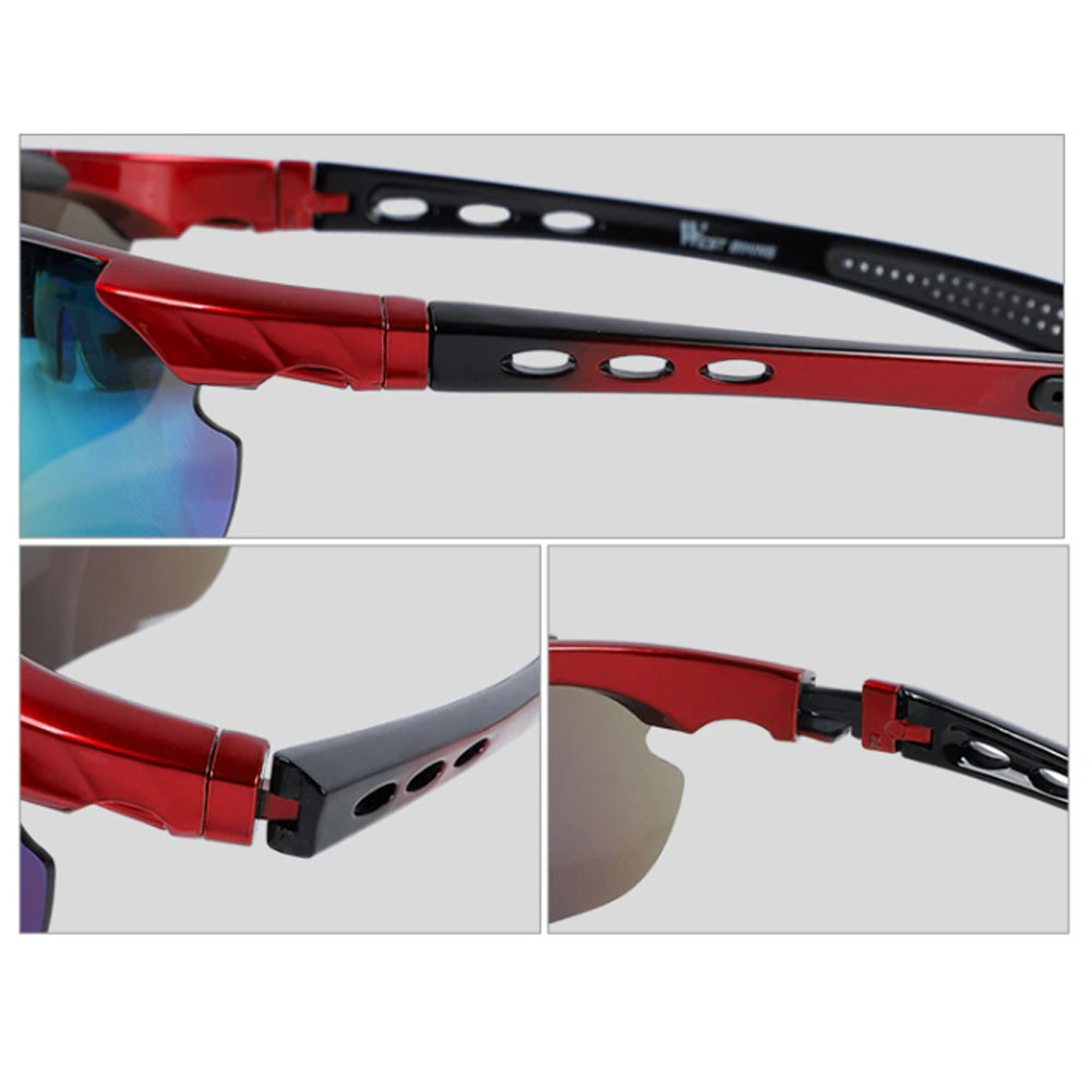 Окуляри велосипедні зі змінними лінзами Feel Fit YJ-005 Бровари - фото 5