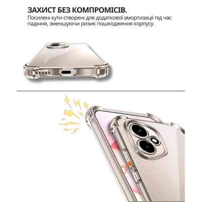 Чехол для мобильного телефона BeCover Anti-Shock Honor 400 Clear (714710) Винница