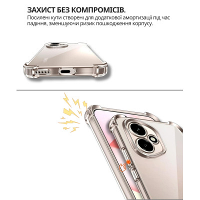 Чехол для мобильного телефона BeCover Anti-Shock Honor 400 Clear (714710) Винница - изображение 3