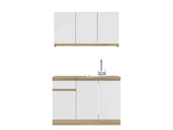 Кухня модульна Эверест Оптима набор №5 Белый 1,2 м (без столешницы) (DTM-5709) Львов