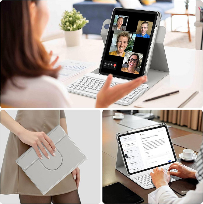Клавиатурный чехол для iPad 11 Gen A16 (2025) и 10 Gen (10.9