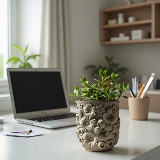 Силіконова форма для виготовлення свічки, молд для виготовлення свічок, свічників, горщиків, стаканів для квітів 91 х 100 мм Кам'янець-Подільський