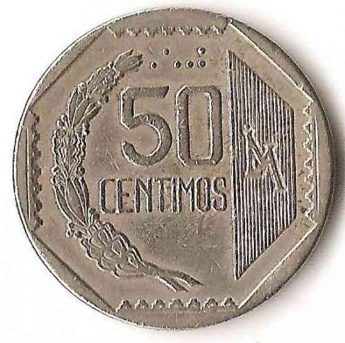 Перу 50 сентмо, 1991-2000 (БД) Полтава