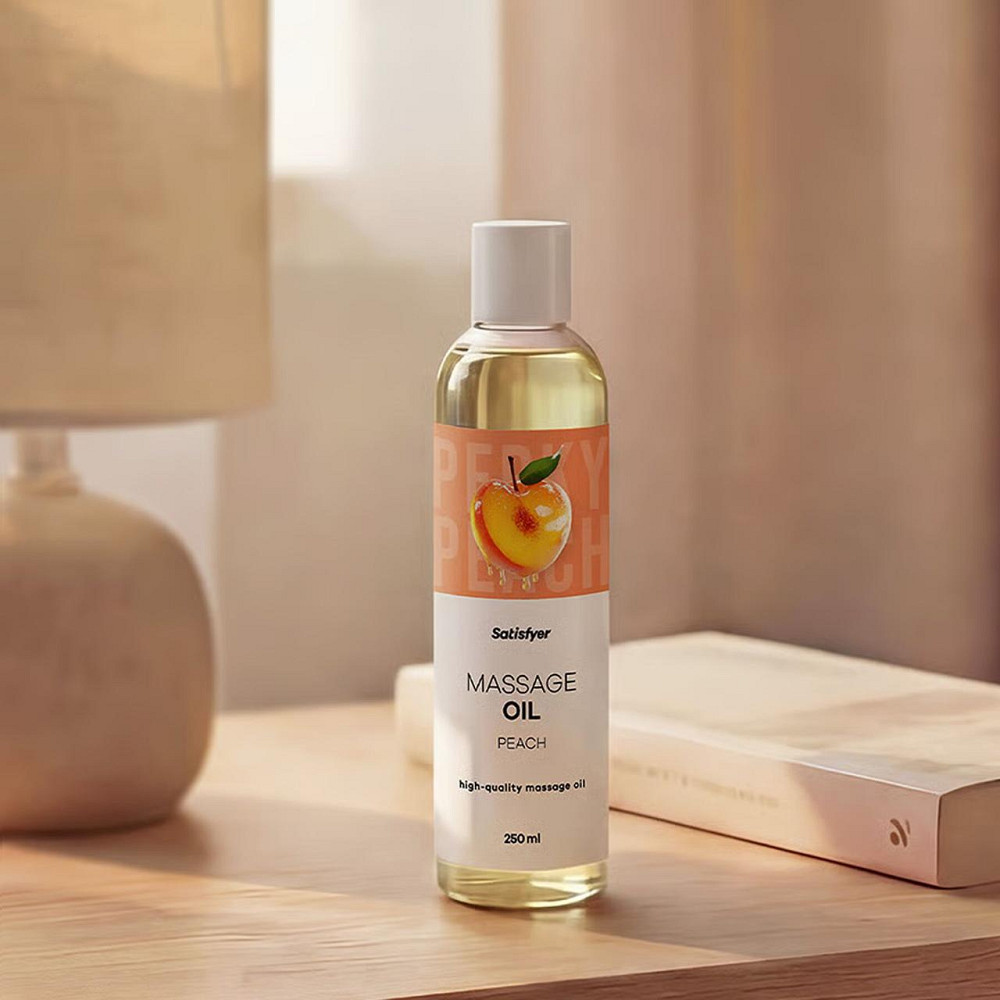Розпродаж!!! Масажна олія Satisfyer Massage Oil Peach 250 мл (термін 30.04.2027) Sex Aura Київ - фото 8