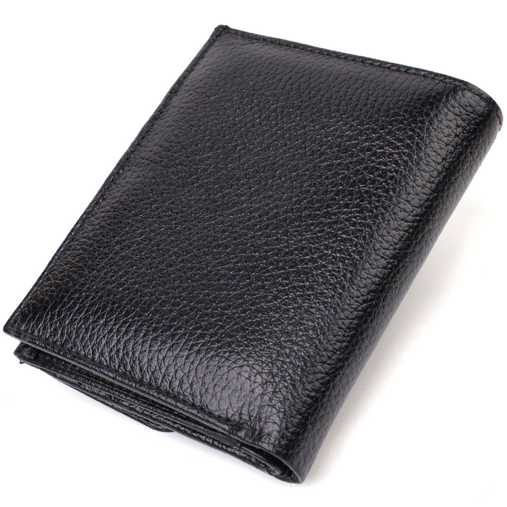 Кошелек для женщин среднего размера из натуральной кожи флотар CANPELLINI 21817 Черный Киев - изображение 2