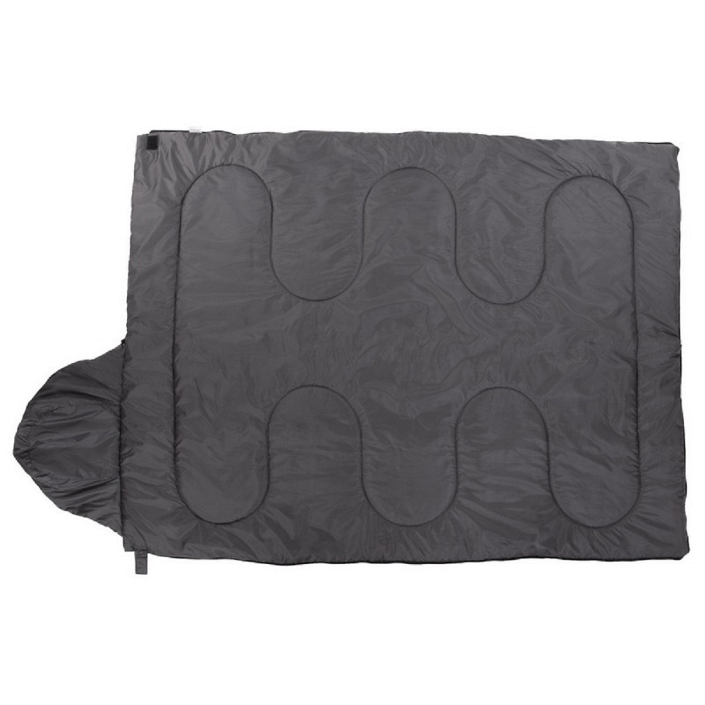 Спальный мешок одеяло с капюшоном 320г/м2, 190+30х75см, t от -9 до +15 серый Киев - изображение 7