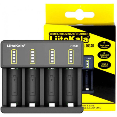 Зарядное устройство для аккумуляторов Liitokala 4 Slots, Li-ion, 16340, CR123A (Lii-L16340) Винница - изображение 6
