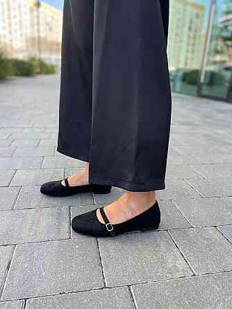 Loretta Балетки LORETTA чорні еко-замша размер 36-41 (E367-1) Коломия