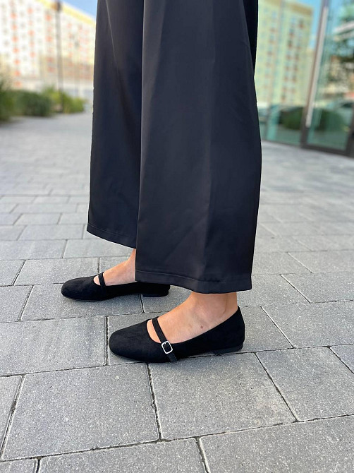 Loretta Балетки LORETTA чорні еко-замша размер 36-41 (E367-1) Коломия - фото 2