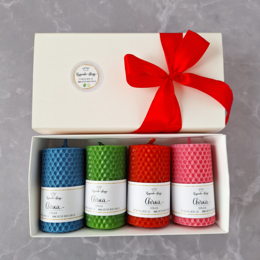 Подарок учителю, набор свечей ручной работы в подарочной коробочке. Яркие. Одесса - изображение 3
