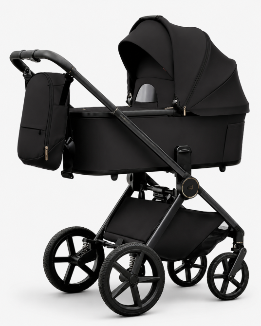 Коляска универсальная CARRELLO Ultimo CRL-6701 2в1, цвет Sable Black Киев - изображение 1