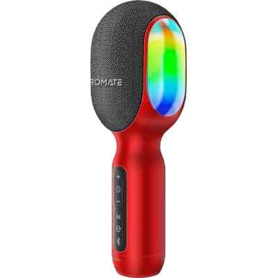 Мікрофон Promate VocalMic Bluetooth 2 x AUX LED Red (vocalmic.red) Вінниця
