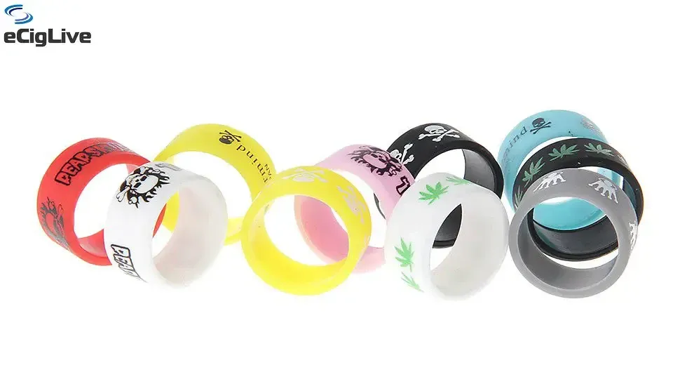 Декоративное силиконовое кольцо (разные цвета, широкие) Киев - изображение 3