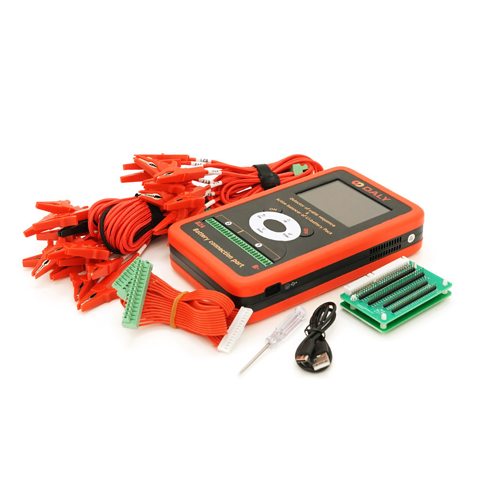 Багатофункціональний тестер і балансир Daly Smart BMS Pro 24S (Li-ion, LiFePO4, LTO), 3-24S, до 10А, LCD-3,5" екран, 200×120×40mm, Київ - фото 5