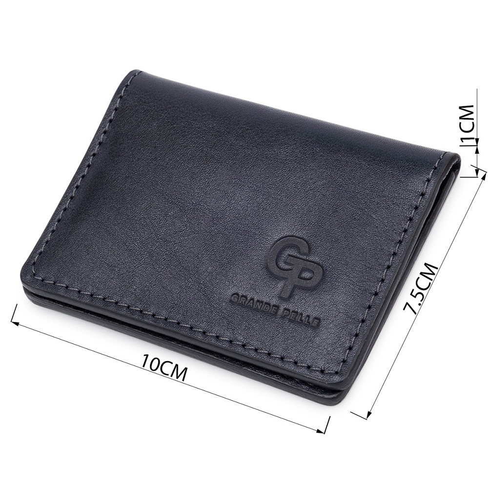 Шкіряна обкладинка для прав GRANDE PELLE 11536 Синій Київ - фото 8