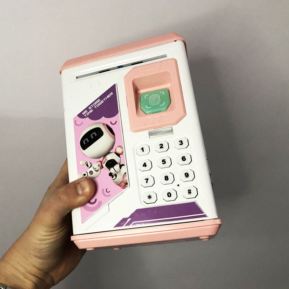 Копилка с отпечатком пальца, Копилка с электронным кодом и отпечатком пальца Детский сейф UV-65 Львов - изображение 13