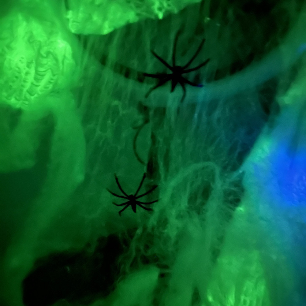 Паутина на Хэллоуин фосфорная 20 г белый Киев - изображение 3