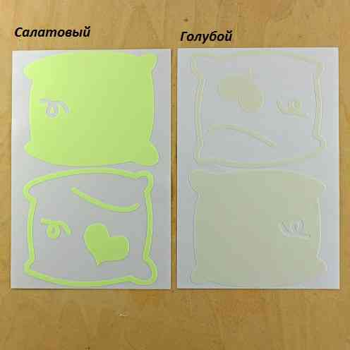 Світна наклейка на вимикач 10*15см Київ