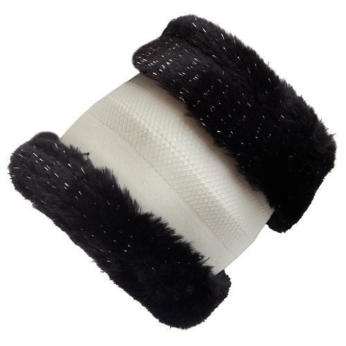 Чохол на кермо VLOD-21F01 BK M чорний меховий Харків - фото 4