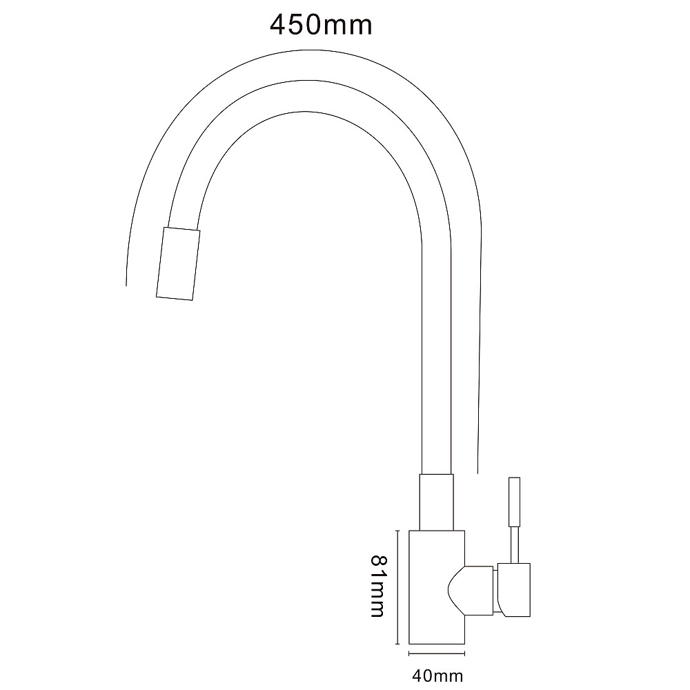 Змішувач для кухні EcoMIX Stella STE-203SB-GP Киев - изображение 6