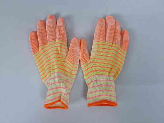 Господарські рукавички з поліуретановим покриттям "РЕБРО" (12 пар) Харків