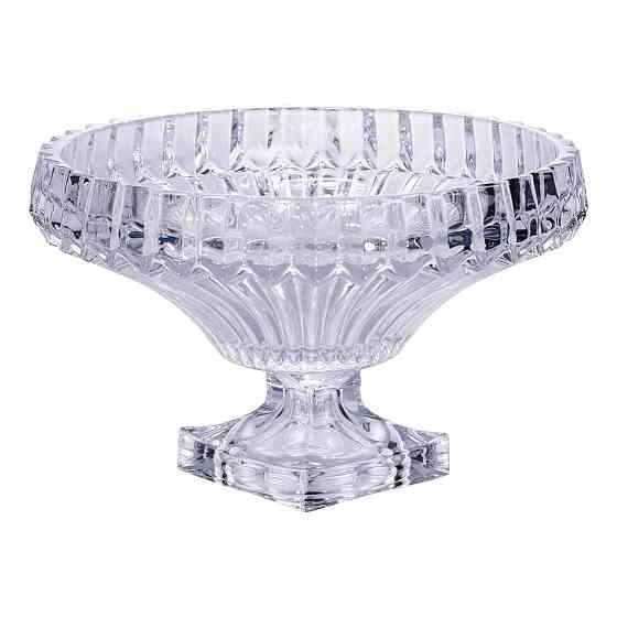 Yiwu Фруктовниця скляна на ніжці Ø29 (см) Прозора HP-19-139RB Коломия