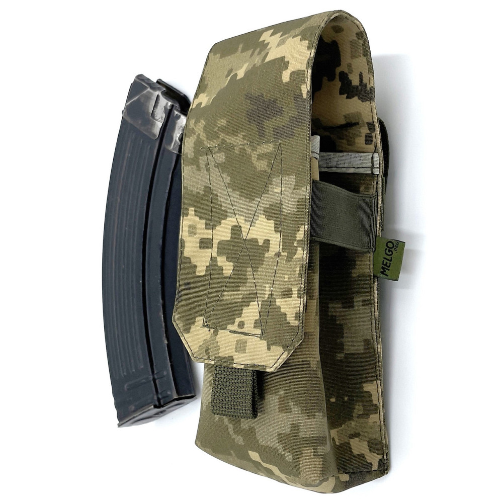 Підсумок на два магазини АК-2 Пиксель ММ-14 (olive) Oxford 1000D Molle закритий Запоріжжя - фото 5