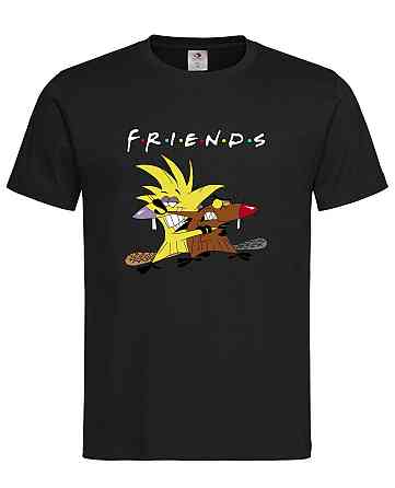 Футболка “Friends” Черный, XXL Городище