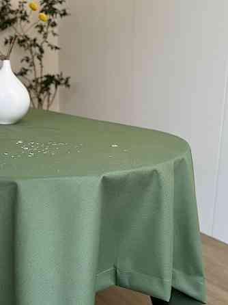 Ecotton Скатертина столова Ecotton DUCK 170х200 см водовідштовхуюча однотонна зеленого оливково Коломия