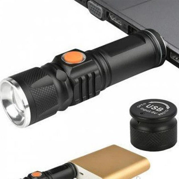 Светильник пылевлагозащищённый X-Balog, Фонарь лед тактический, Ручной фонарик cob KA-89 Львов - изображение 7