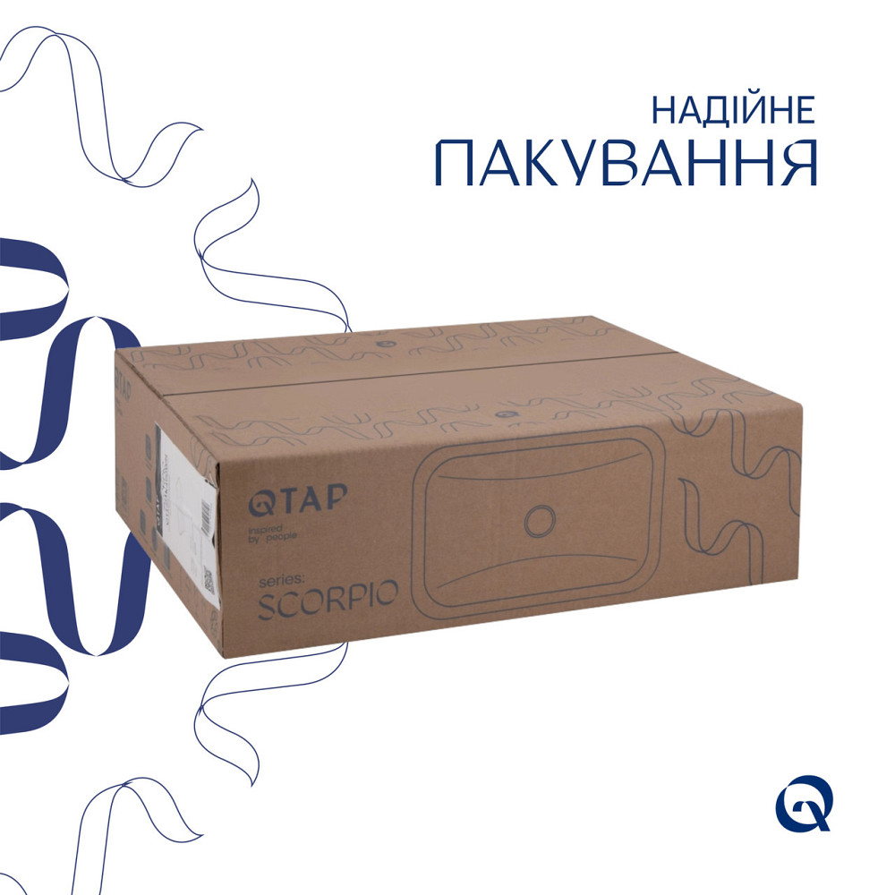 Раковина Qtap Scorpio 510х390х145 White QT1411K490WN Киев - изображение 10